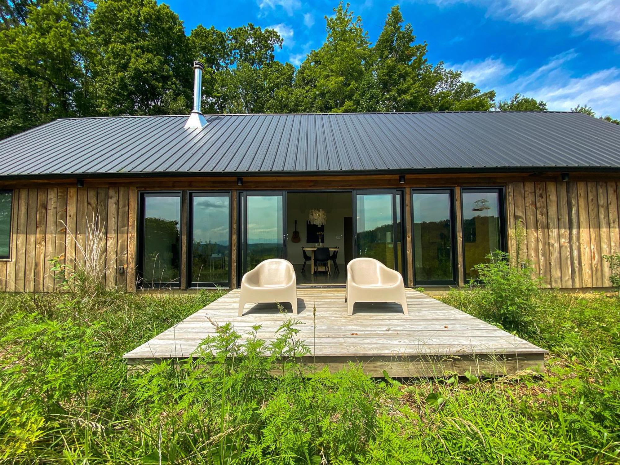 Morgan Branch Cabin In Marshall Villa Bagian luar foto